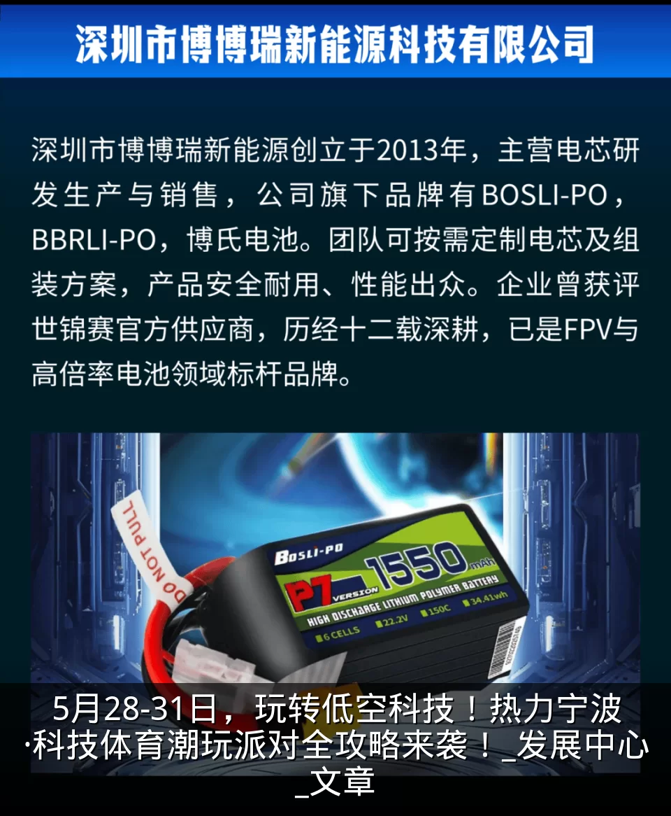 5月28-31日，玩转低空科技！热力宁波·科技体育潮玩派对全攻略来袭！_发展中心_文章
